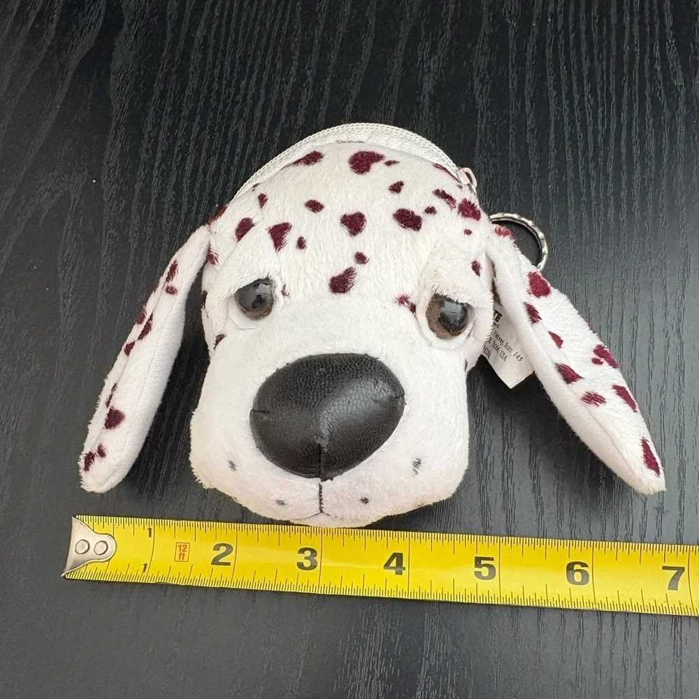Dalmatian Dog Coin Purse Keychain